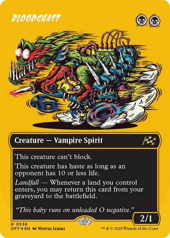 Bloodghast (Borderless) (First-Place Foil) [Aetherdrift] Magic: The Gathering