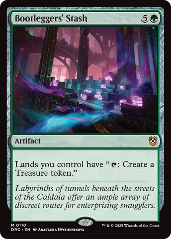 Bootleggers' Stash [Aetherdrift Commander] Magic: The Gathering