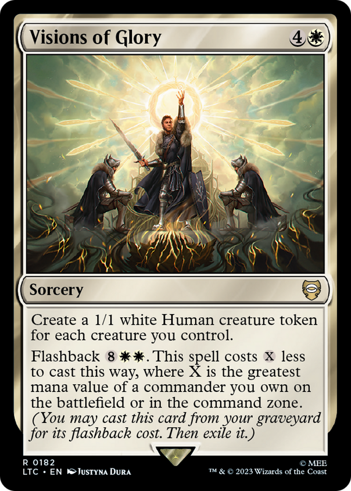 Visions of Glory [The Lord of the Rings: Tales of Middle-Earth Commander] Magic: The Gathering
