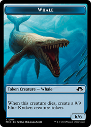 Whale // Energy Reserve Double-Sided Token [Modern Horizons 3 Tokens] Magic: The Gathering