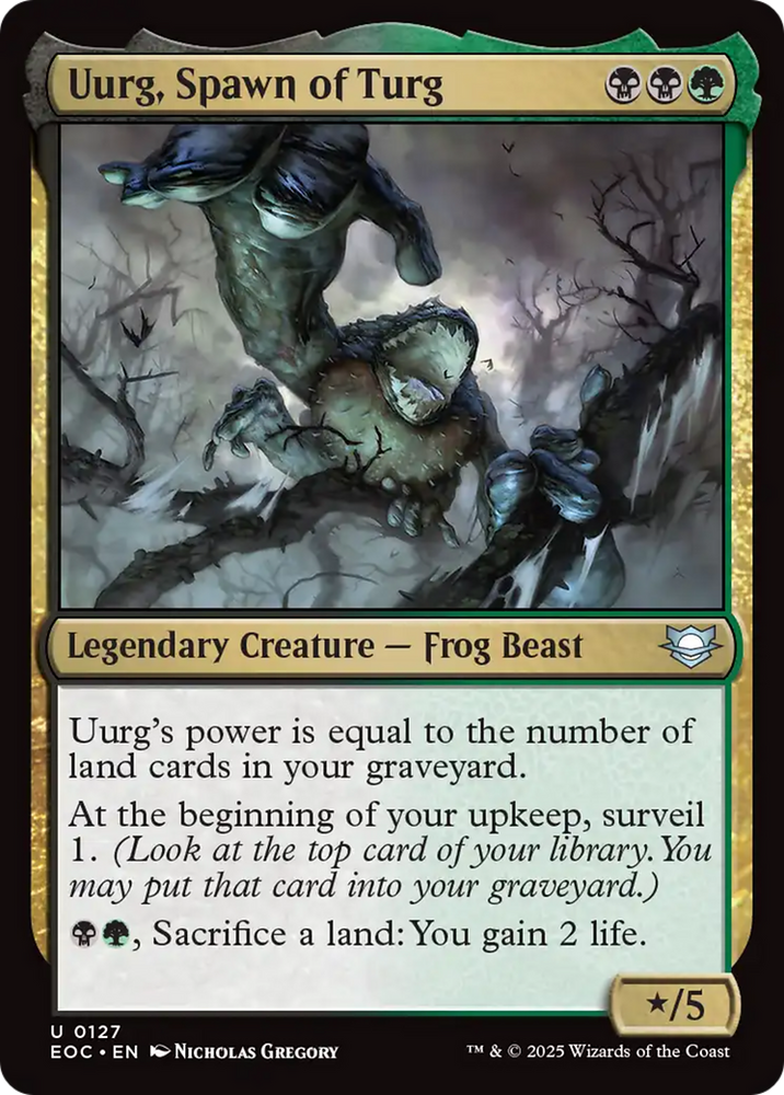 Uurg, Spawn of Turg [Edge of Eternities Commander] Magic: The Gathering