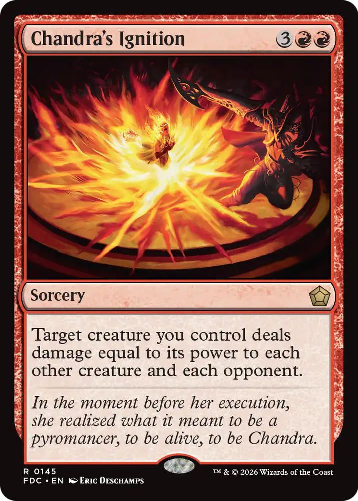 Chandra's Ignition [Foundations Commander] Magic: The Gathering