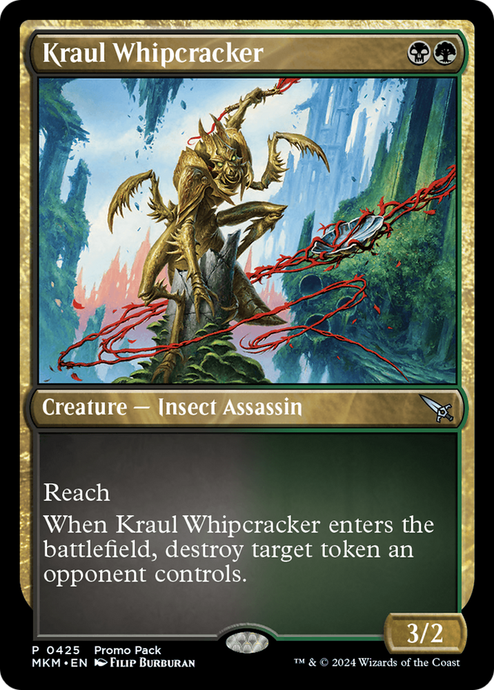 Kraul Whipcracker (Promo Pack) [Murders at Karlov Manor Promos] Magic: The Gathering