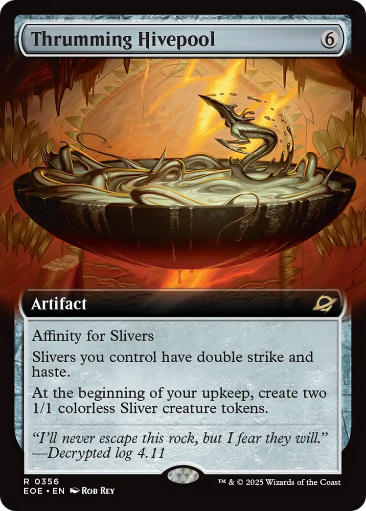 Thrumming Hivepool (Extended Art) [Edge of Eternities] Magic: The Gathering