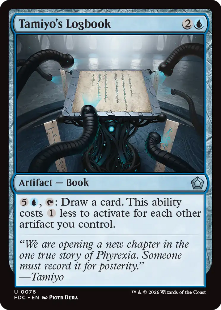 Tamiyo's Logbook [Foundations Commander] Magic: The Gathering