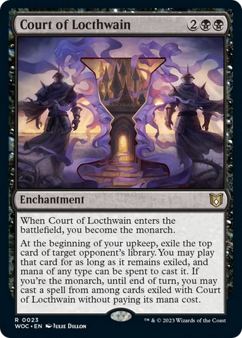 Court of Locthwain [Wilds of Eldraine Commander] Magic: The Gathering