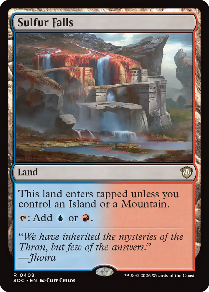 Sulfur Falls [Secrets of Strixhaven Commander] Magic: The Gathering