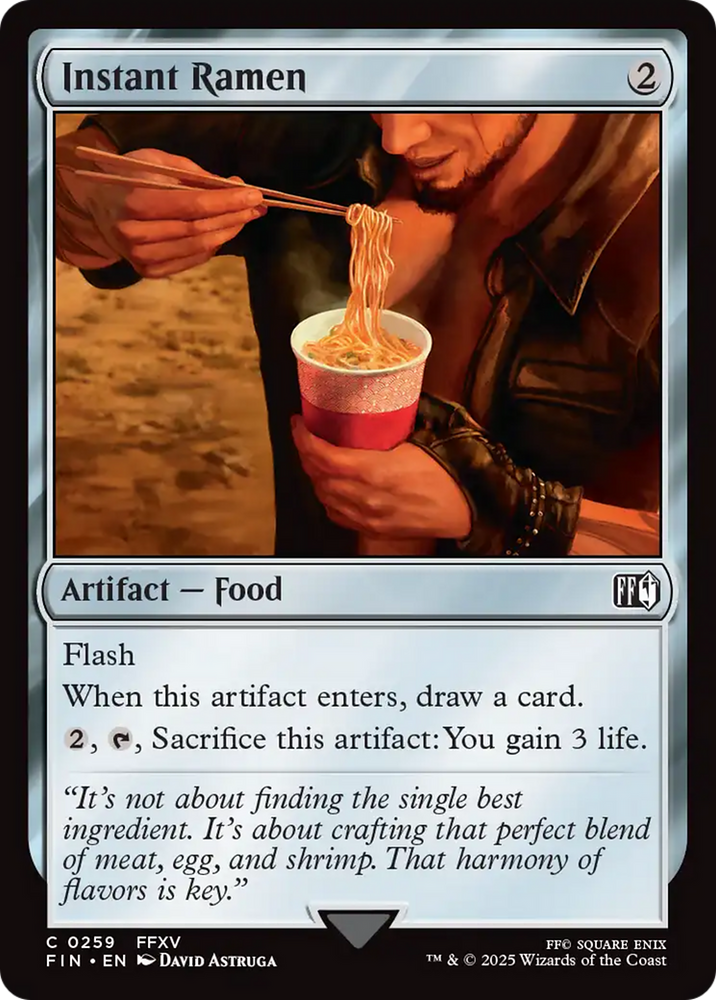 Instant Ramen [FINAL FANTASY] Magic: The Gathering