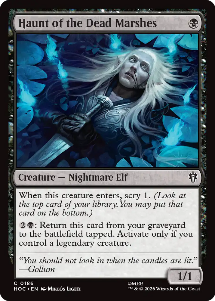 Haunt of the Dead Marshes [The Hobbit: Eternal-Legal] Magic: The Gathering