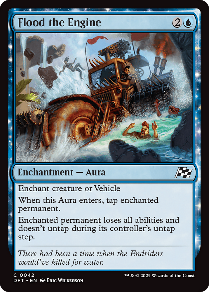 Flood the Engine [Aetherdrift] Magic: The Gathering