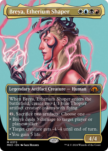 Breya, Etherium Shaper (Borderless) [Modern Horizons 3] Magic: The Gathering
