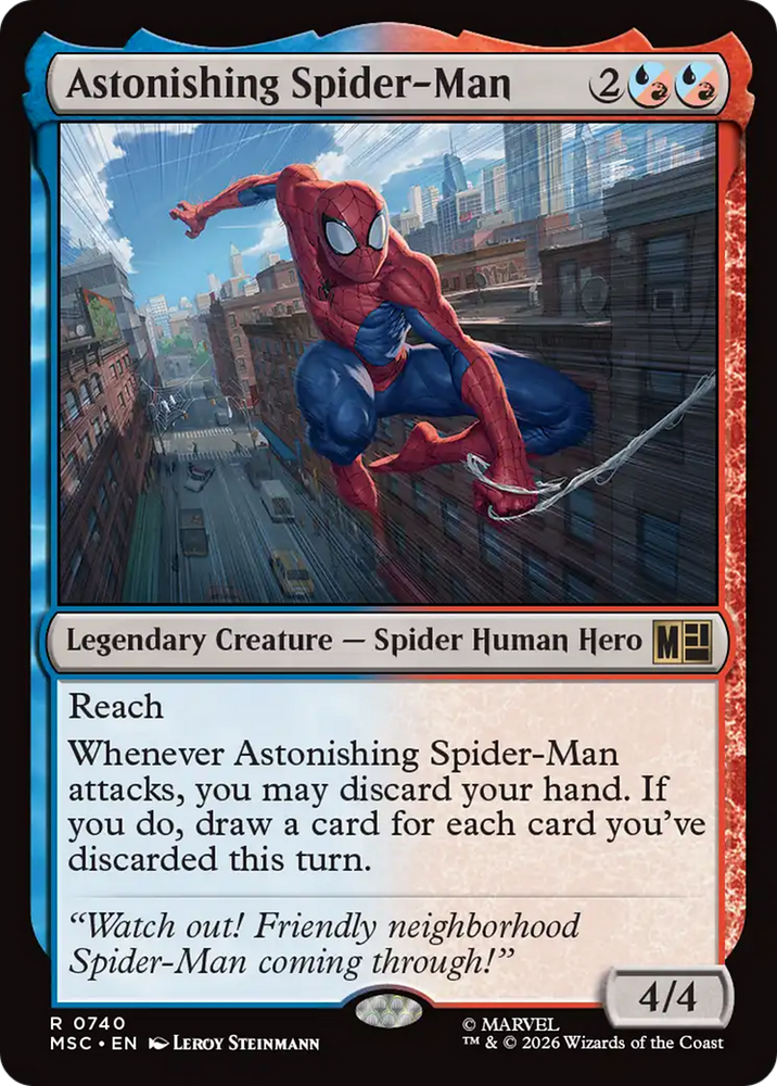 Astonishing Spider-Man [Marvel Super Heroes Commander] Magic: The Gathering