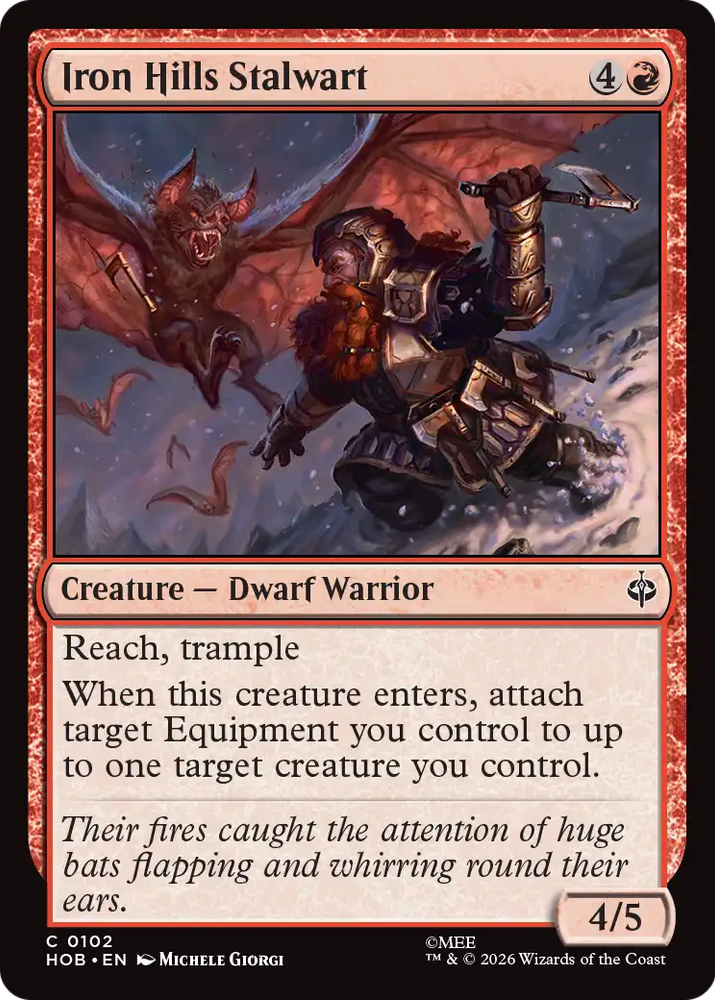 Iron Hills Stalwart [The Hobbit] Magic: The Gathering