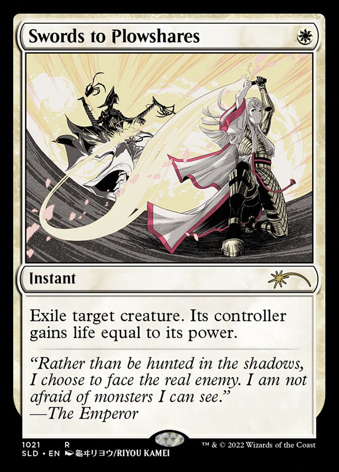 Swords to Plowshares (1021) [Secret Lair Drop Series] Magic: The Gathering