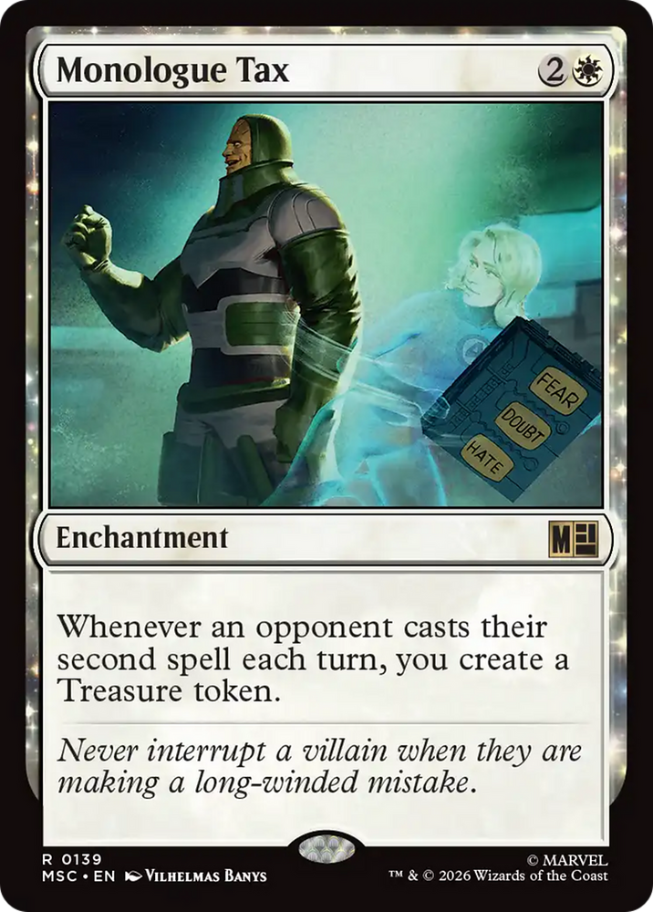 Monologue Tax [Marvel Super Heroes Commander] Magic: The Gathering