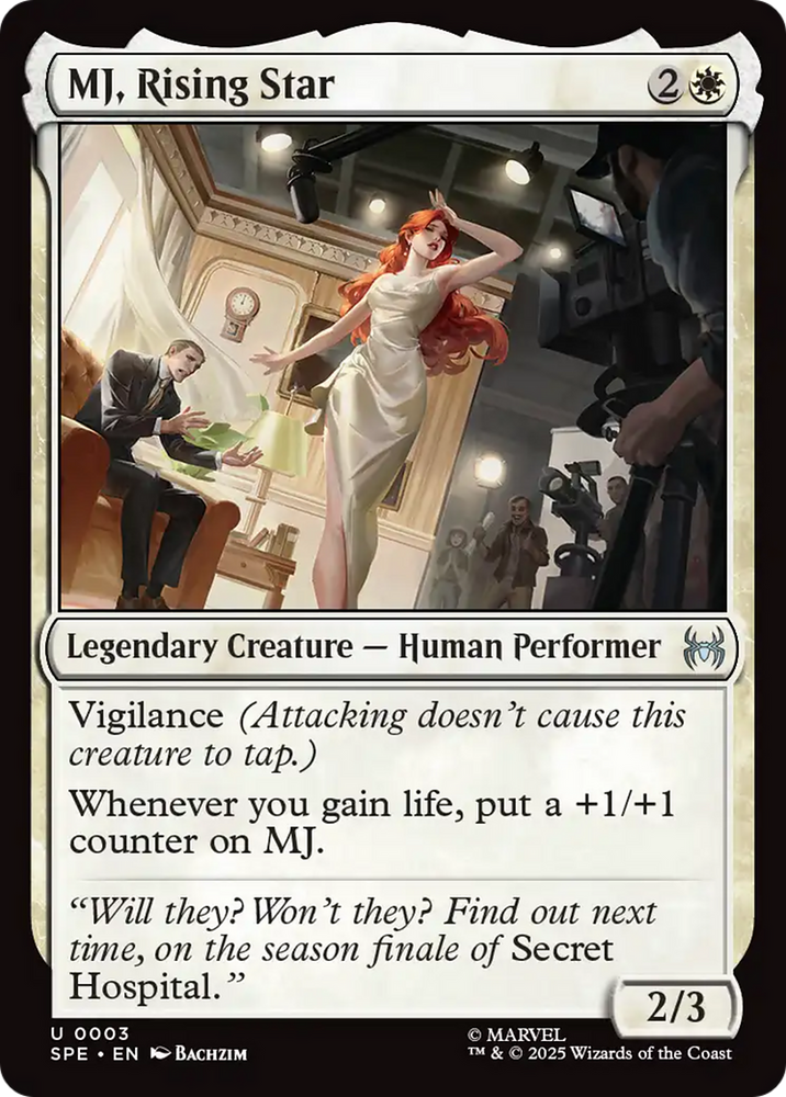 MJ, Rising Star [Marvel's Spider-Man: Eternal-Legal] Magic: The Gathering