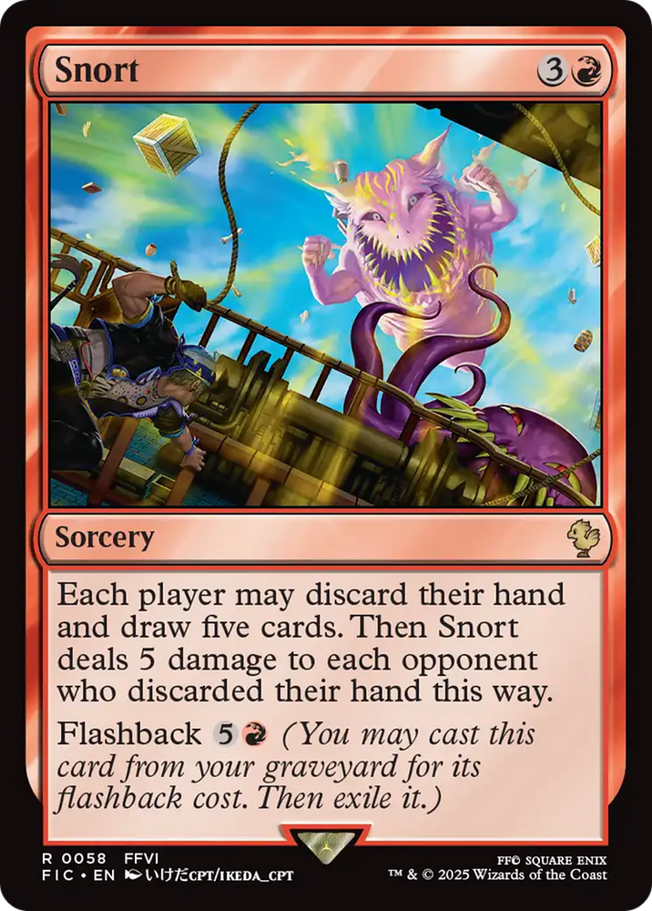Snort [FINAL FANTASY Commander] Magic: The Gathering