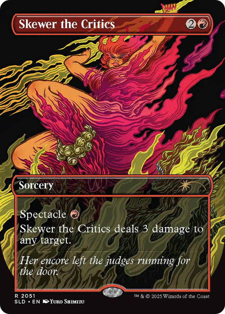Skewer the Critics (2051) [Secret Lair Drop Series] Magic: The Gathering