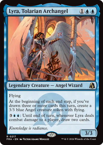 Lyra, Tolarian Archangel [Reality Fracture] Magic: The Gathering