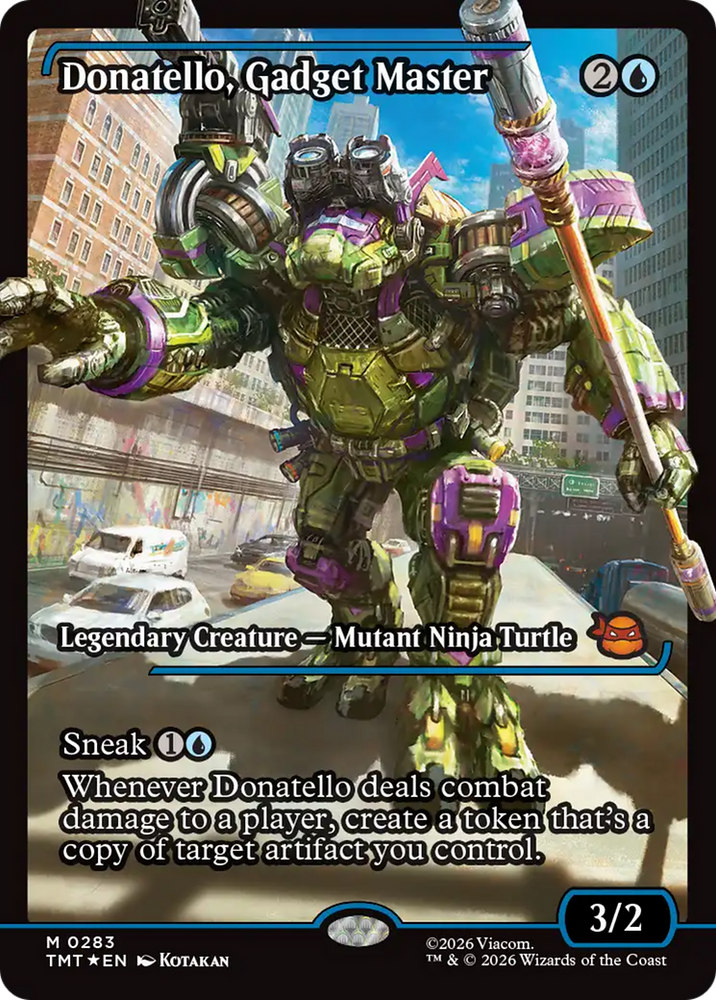 Donatello, Gadget Master (Showcase) [Teenage Mutant Ninja Turtles] Magic: The Gathering