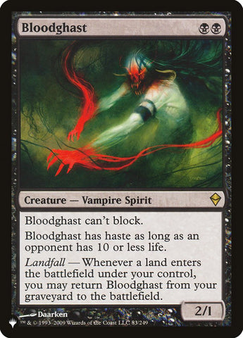 Bloodghast [The List] Magic: The Gathering