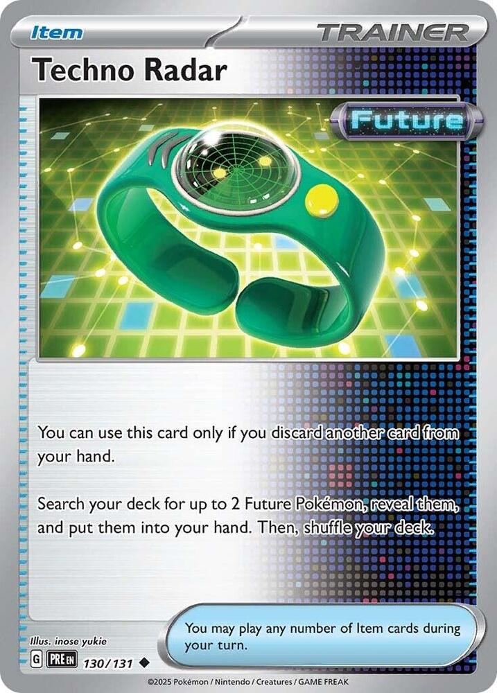 Techno Radar (130/131) [Scarlet & Violet: Prismatic Evolutions] Pokémon
