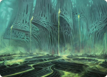 Swamp Art Card [Phyrexia: All Will Be One Art Series] Magic: The Gathering
