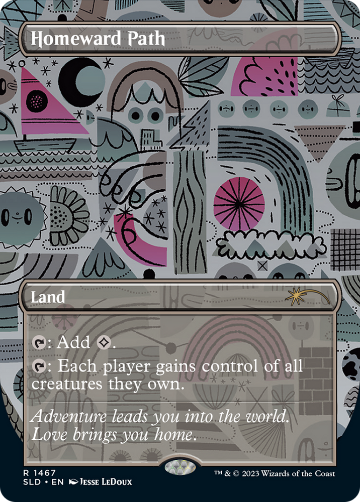 Homeward Path (Rainbow Foil) [Secret Lair Drop Series] Magic: The Gathering