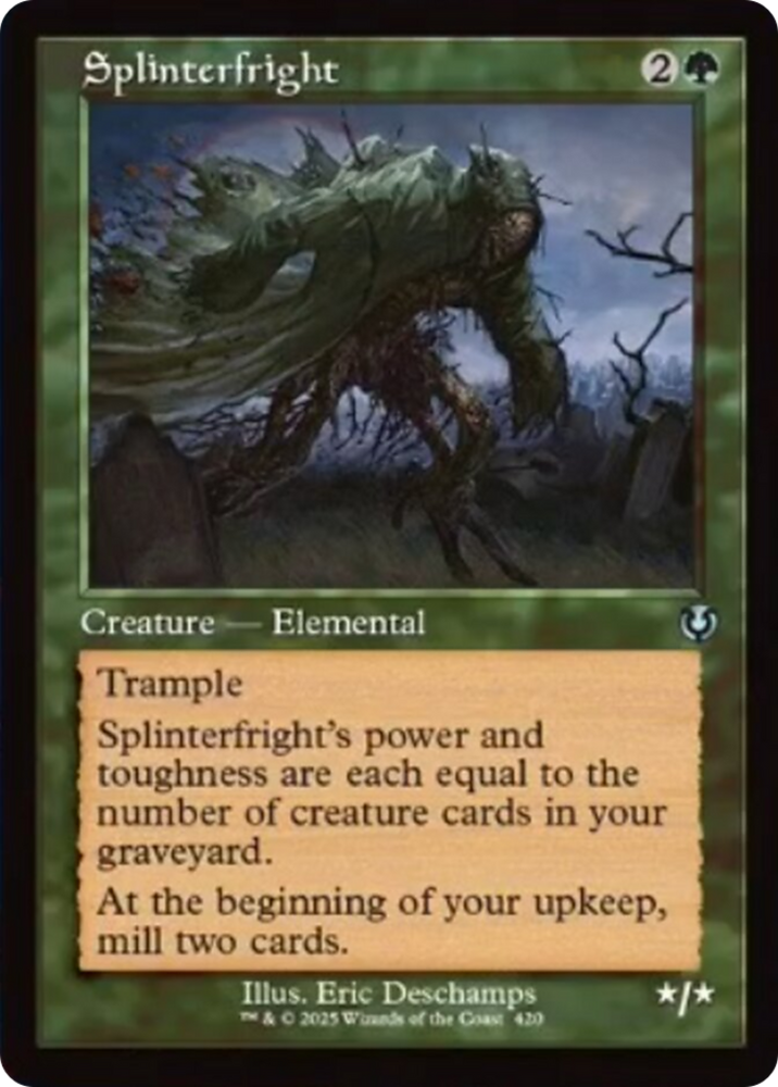 Splinterfright (Retro Frame) [Innistrad Remastered] Magic: The Gathering