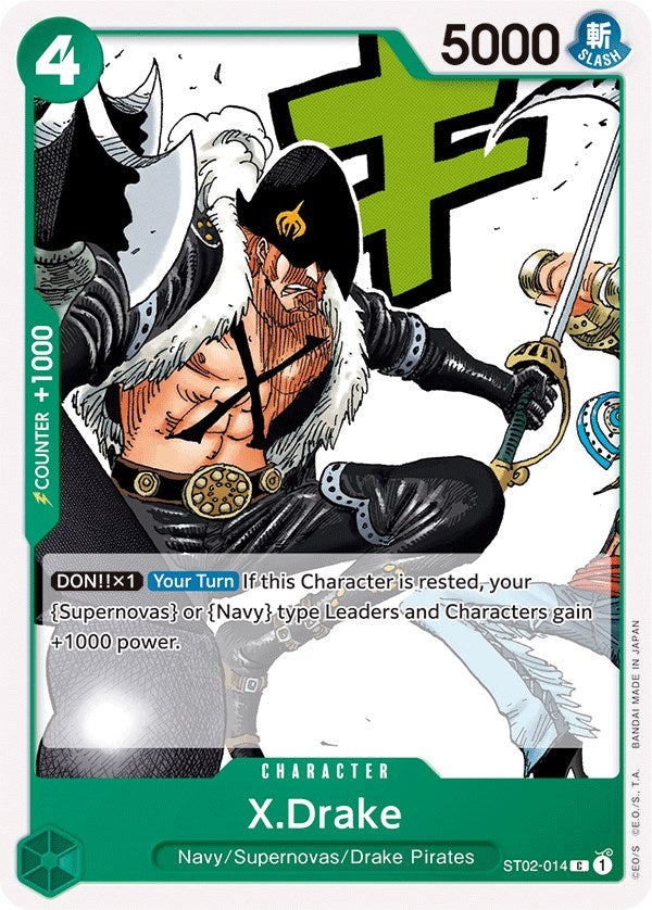 X.Drake [Starter Deck: Worst Generation] Bandai