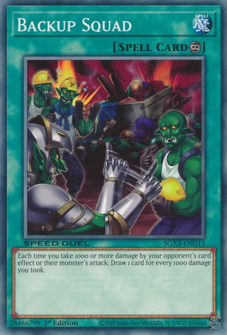 Backup Squad [SGX3-ENG13] Common Yu-Gi-Oh!