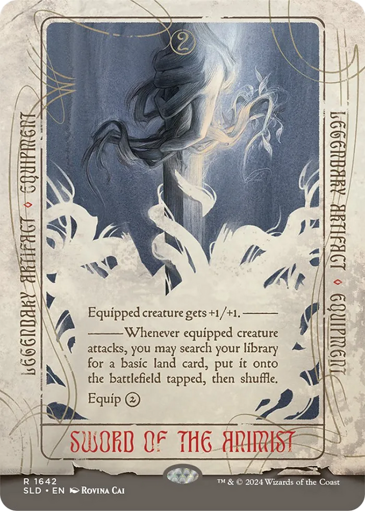 Sword of the Animist (Rainbow Foil) [Secret Lair Drop Series] Magic: The Gathering