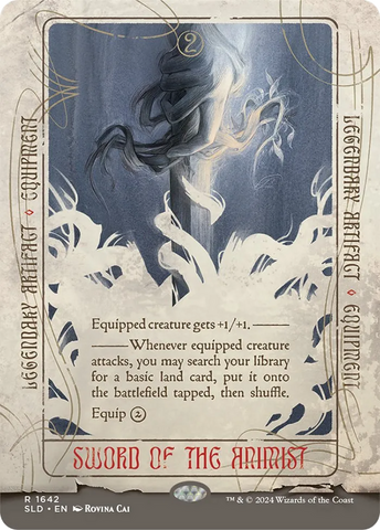 Sword of the Animist (Rainbow Foil) [Secret Lair Drop Series] Magic: The Gathering
