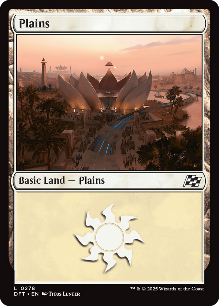 Plains (0278) [Aetherdrift] Magic: The Gathering