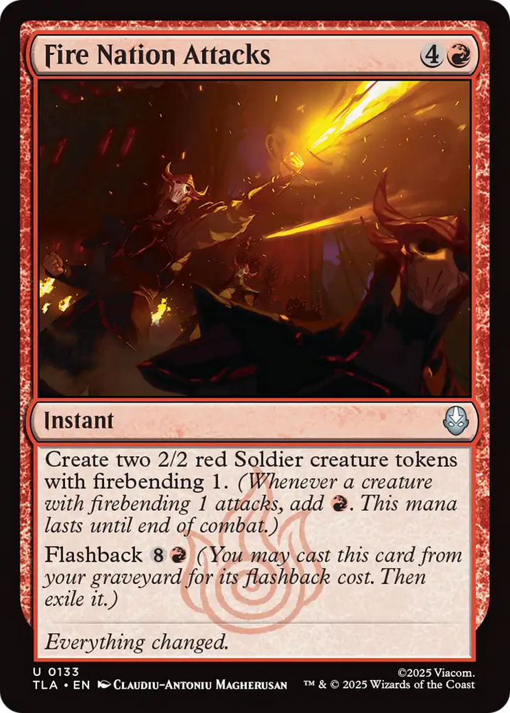Fire Nation Attacks [Avatar: The Last Airbender] Magic: The Gathering