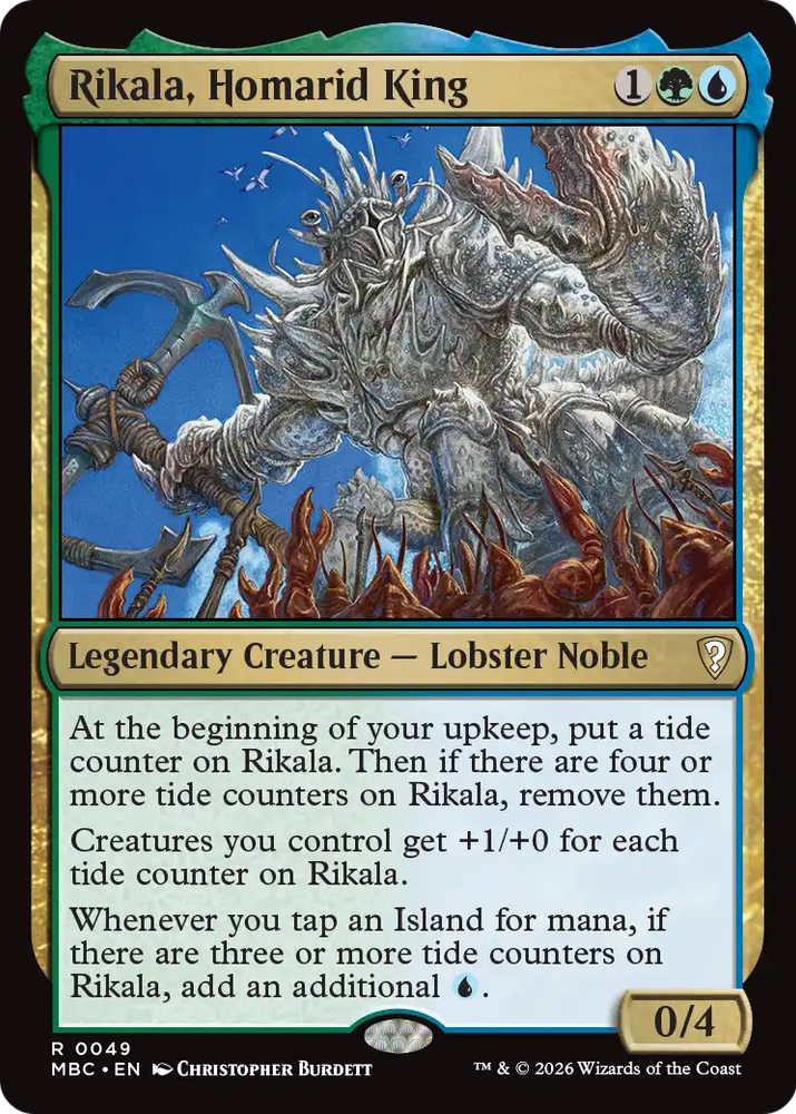 Rikala, Homarid King [Mystery Booster: Commander Edition] Magic: The Gathering