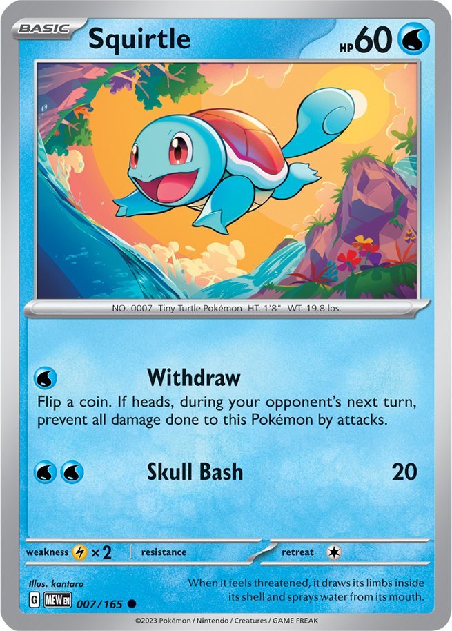 Squirtle (007/165) [Scarlet & Violet 151] Pokémon
