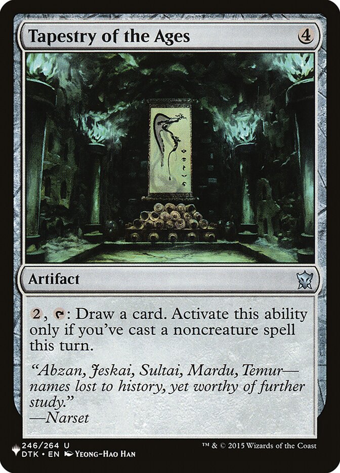 Tapestry of the Ages [The List] Magic: The Gathering
