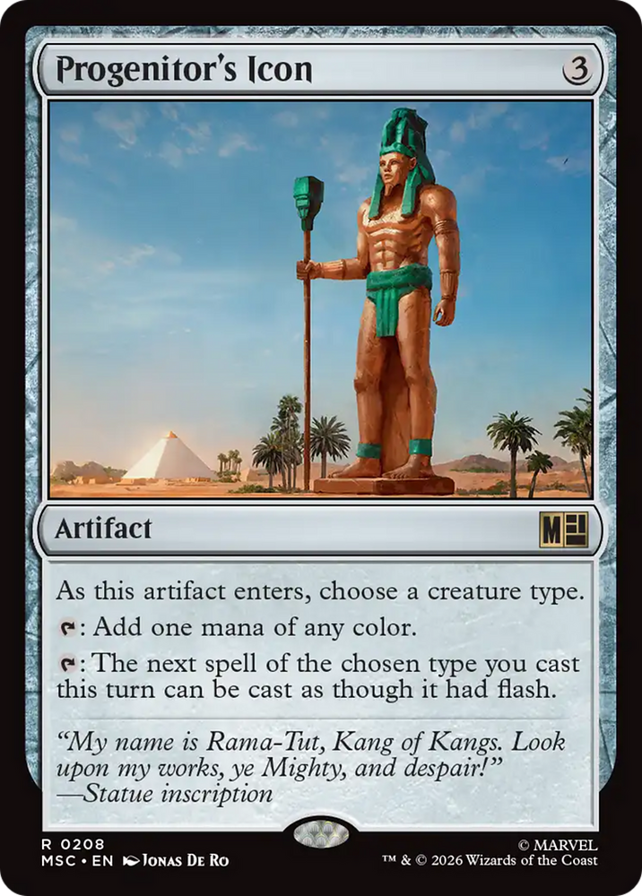 Progenitor's Icon (Surge Foil) [Marvel Super Heroes Commander] Magic: The Gathering