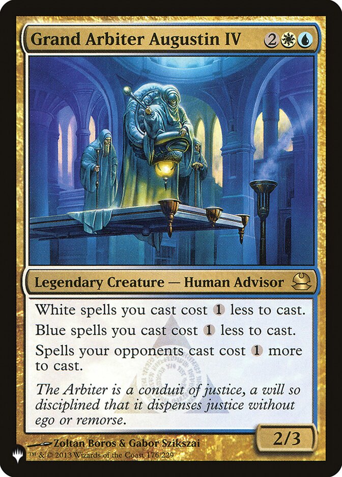 Grand Arbiter Augustin IV [The List] Magic: The Gathering