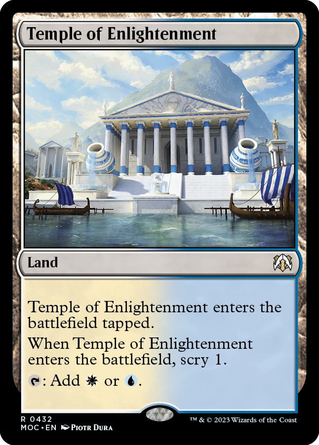 Temple of Enlightenment [March of the Machine Commander] Magic: The Gathering