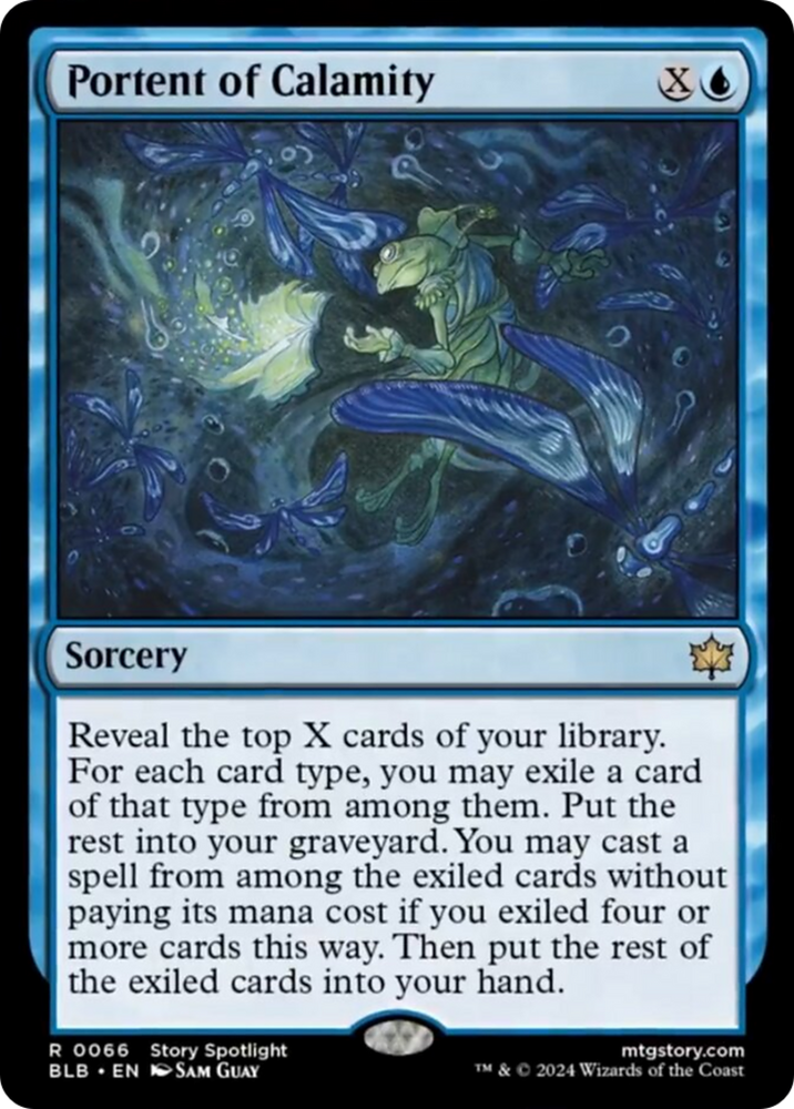 Portent of Calamity [Bloomburrow] Magic: The Gathering