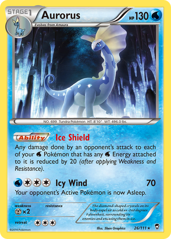 Aurorus (26/111) [XY: Furious Fists] Pokémon