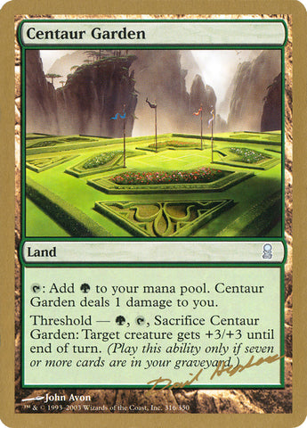 Centaur Garden (Dave Humpherys) [World Championship Decks 2003] Magic: The Gathering