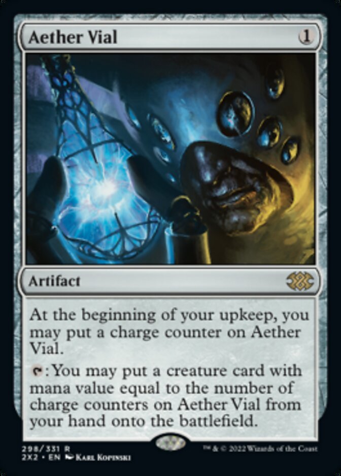 Aether Vial [Double Masters 2022] Magic: The Gathering
