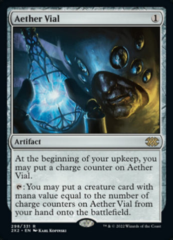 Aether Vial [Double Masters 2022] Magic: The Gathering