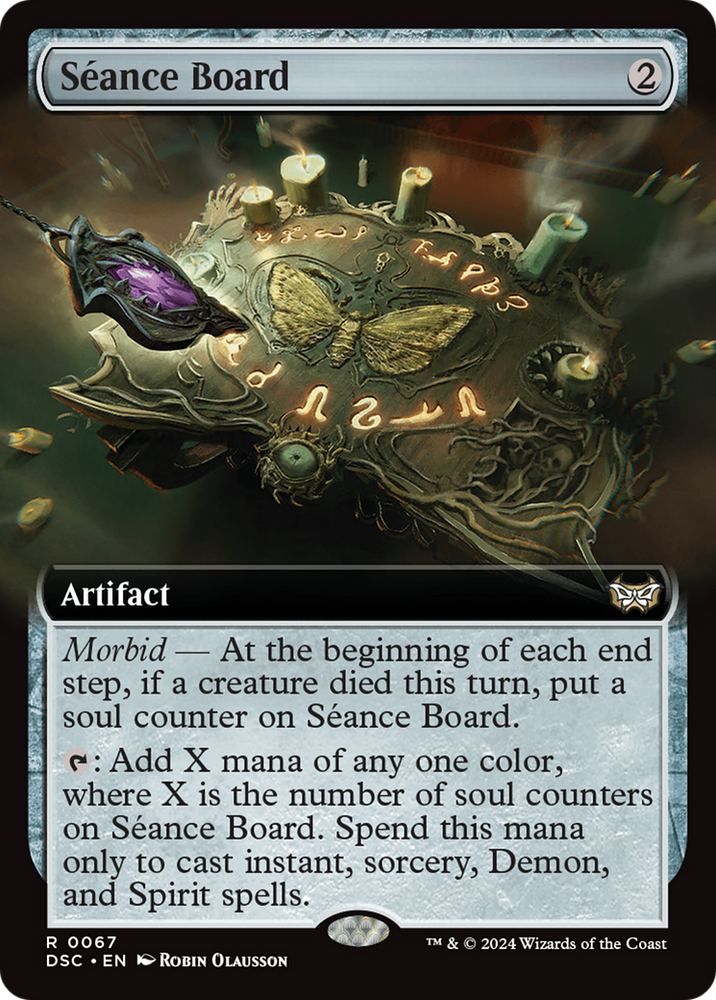 Seance Board (Extended Art) [Duskmourn: House of Horror Commander] Magic: The Gathering