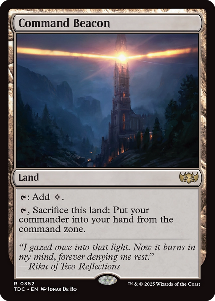 Command Beacon [Tarkir: Dragonstorm Commander] Magic: The Gathering