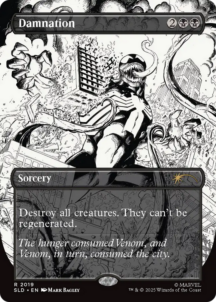 Damnation (2019) (Rainbow Foil) [Secret Lair Drop Series] Magic: The Gathering