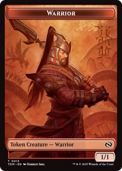 Goblin // Warrior Double-Sided Token [Tarkir: Dragonstorm Tokens] Magic: The Gathering